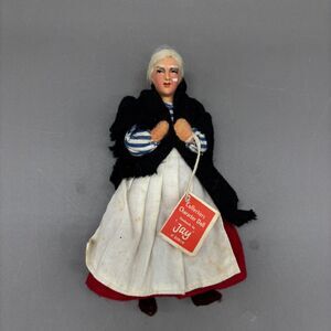 Jay of Dublin Collectors Character Doll Donegal Woman Handmade Ireland Tag 6.5"